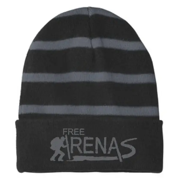 Sport-Tek® Striped Beanie with Solid Band - Image 3