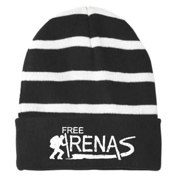 Sport-Tek® Striped Beanie with Solid Band - Image 2