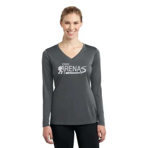 Ladies Long Sleeve Sport-Tek T-Shirt - Image 5