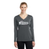 Ladies Long Sleeve Sport-Tek T-Shirt - Image 3