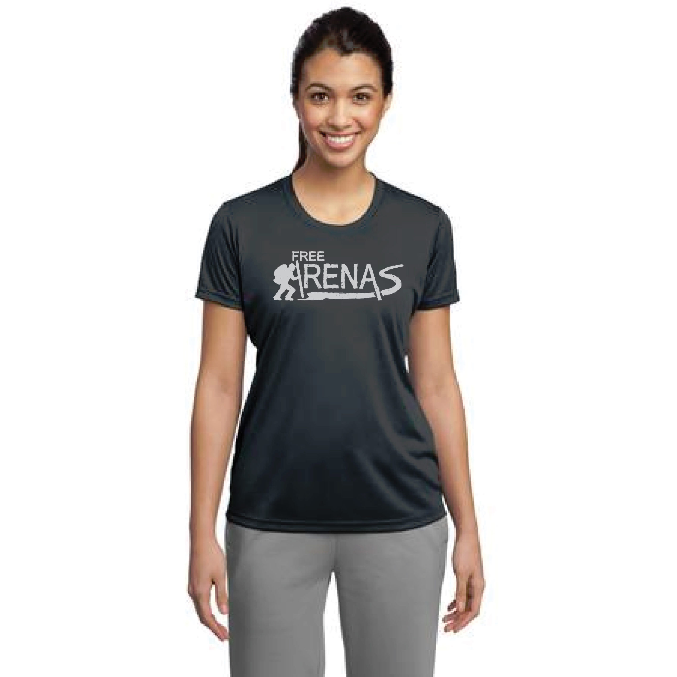 Ladies Short Sleeve Sport-Tek T-Shirt (Crew Neck)