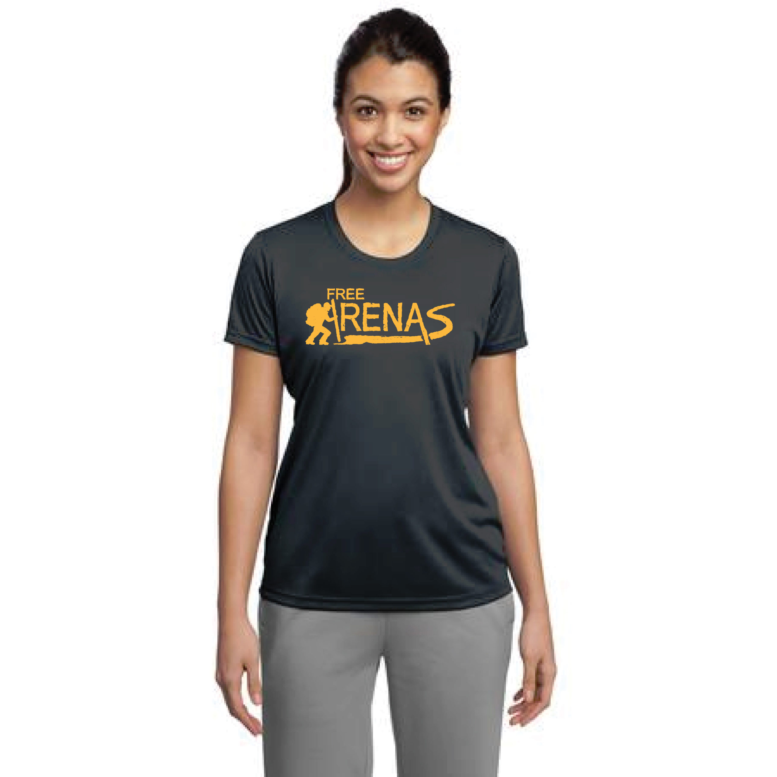 Ladies Short Sleeve Sport-Tek T-Shirt (Crew Neck) - Image 4