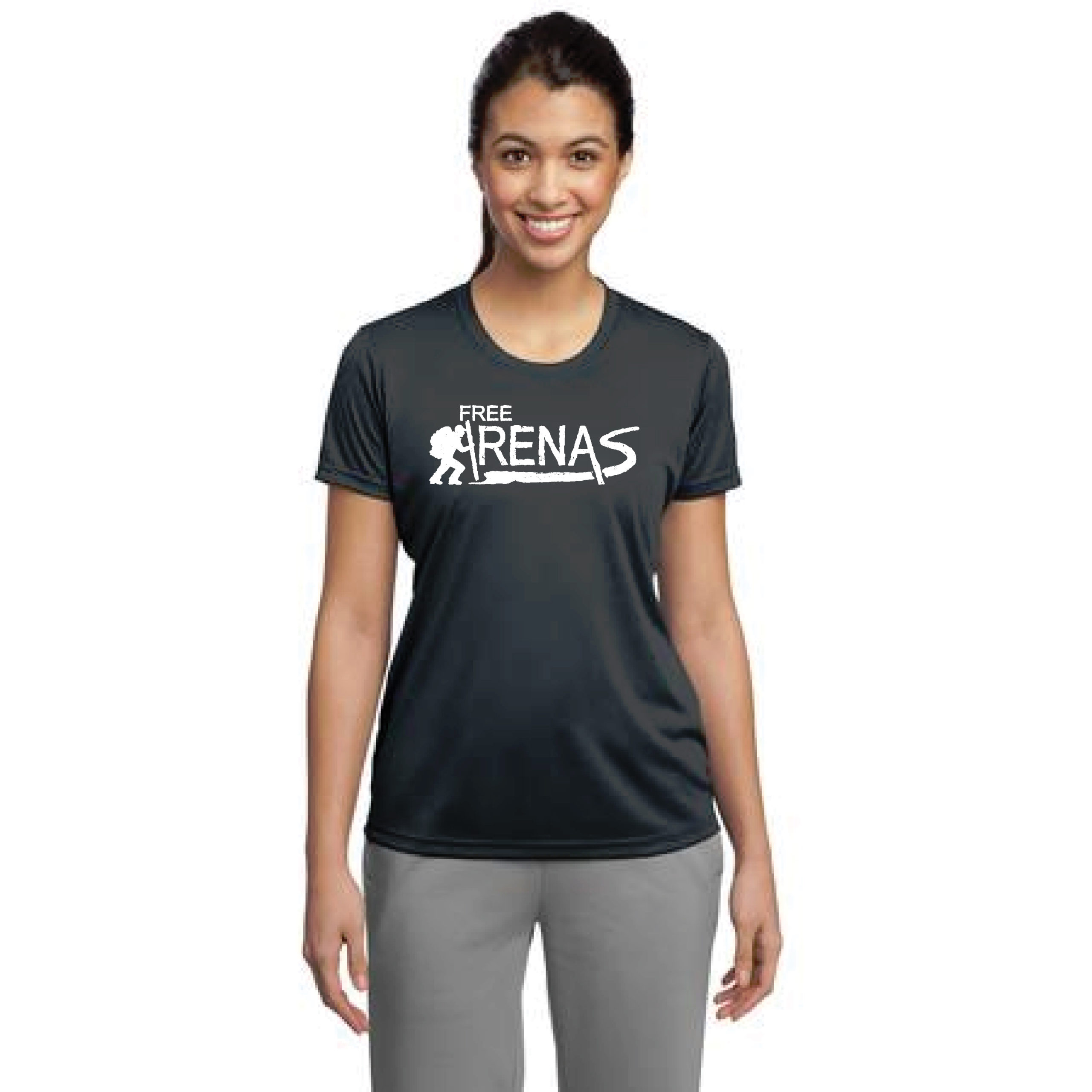 Ladies Short Sleeve Sport-Tek T-Shirt (Crew Neck) - Image 3