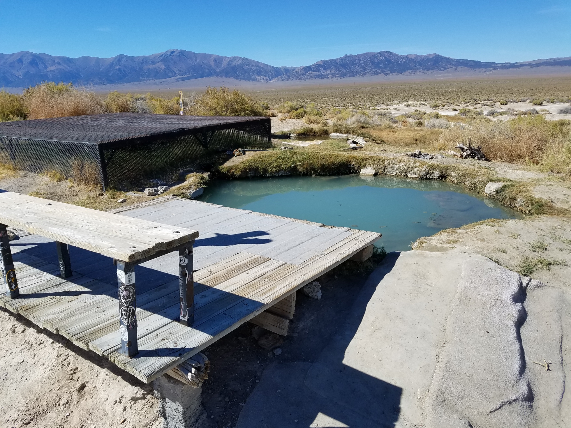Spencer Hot Springs Hot Springs near Austin, Nevada Free Arenas