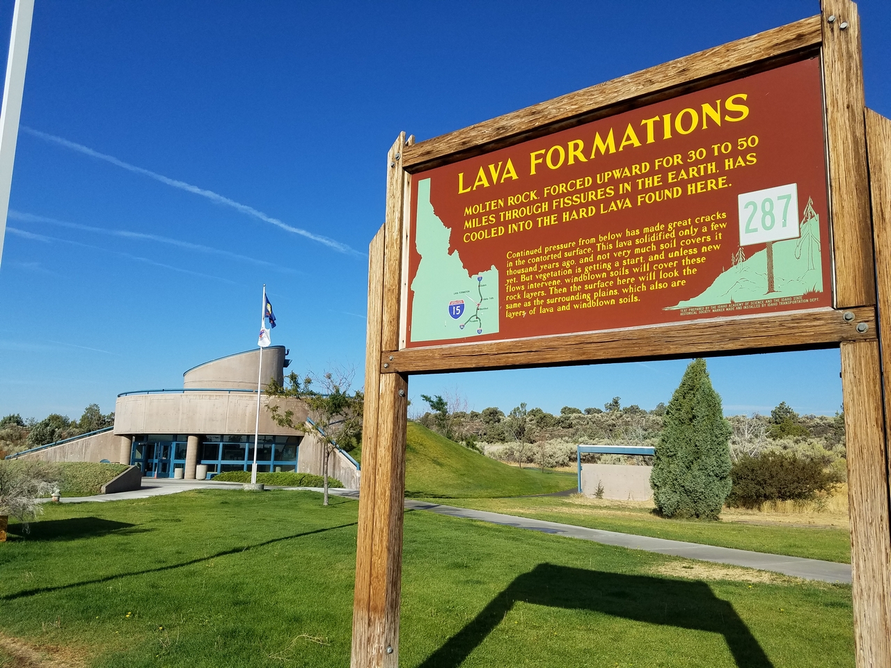 Hell's Half Acre Southbound Rest Stop Hike near Blackfoot, Idaho