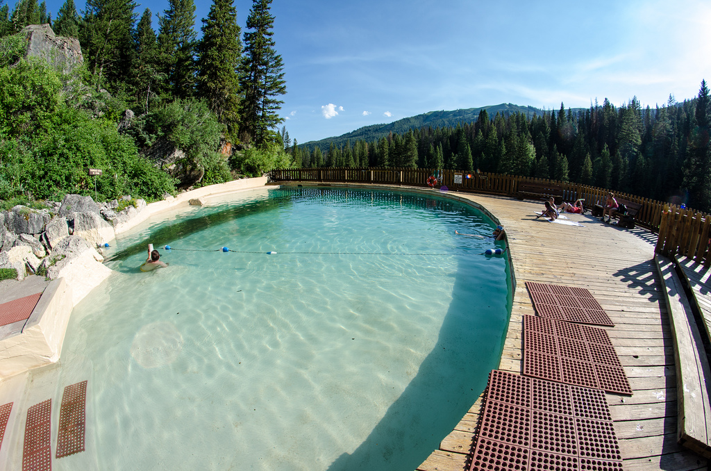 Granite Hot Springs Camp, Hot Springs, and Swim near Jackson, Wyoming Free Arenas