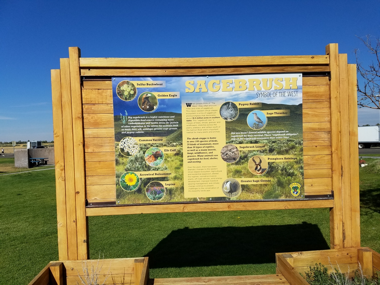 Hell's Half Acre Northbound Rest Stop Hike near Blackfoot, Idaho