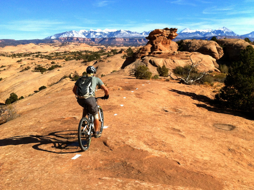 Slickrock Trail Mountain Bike Near Moab Utah Free Arenas