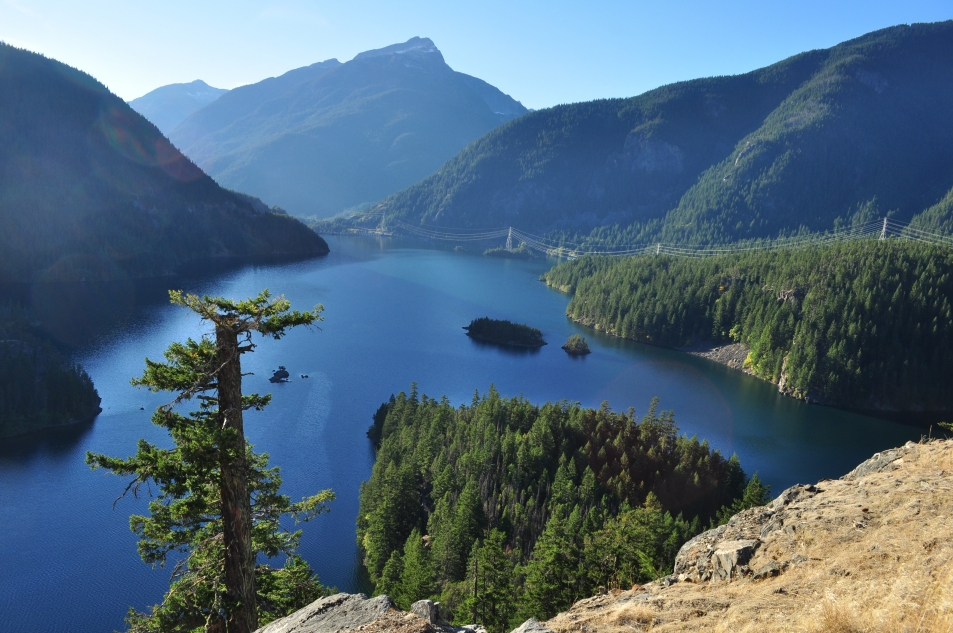Diablo Lake Camp, Canoe, Hike, Kayak, and Swim near Rockport