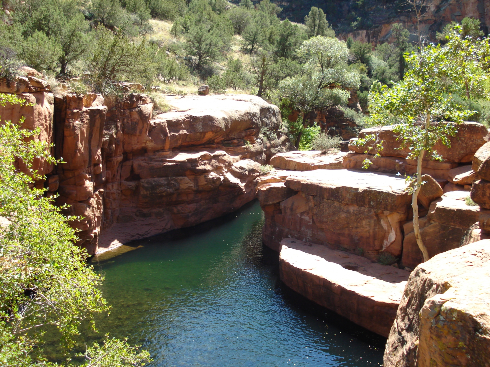 The Crack at Wet Beaver Creek - Dive, Hike, Horseback, and Swim near