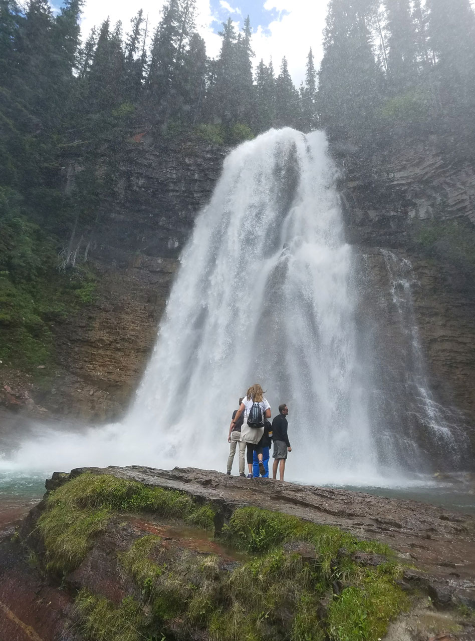 St Mary and Virginia Falls - Hiking near Rising Sun, Glacier National ...