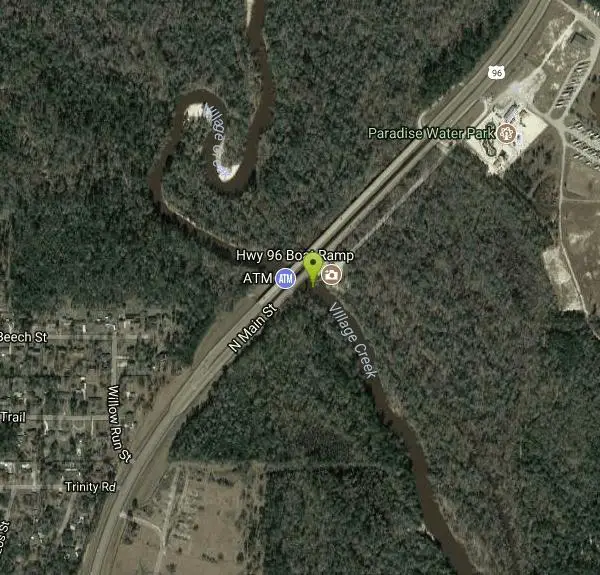 Canoe at Village Creek near Silsbee, Texas. Maps, directions, and reviews. Village Creek State Park is a state park located in the Piney Woods of eastern Texas in the Hardin County city of Lumberton. The heavily forested 1,090...