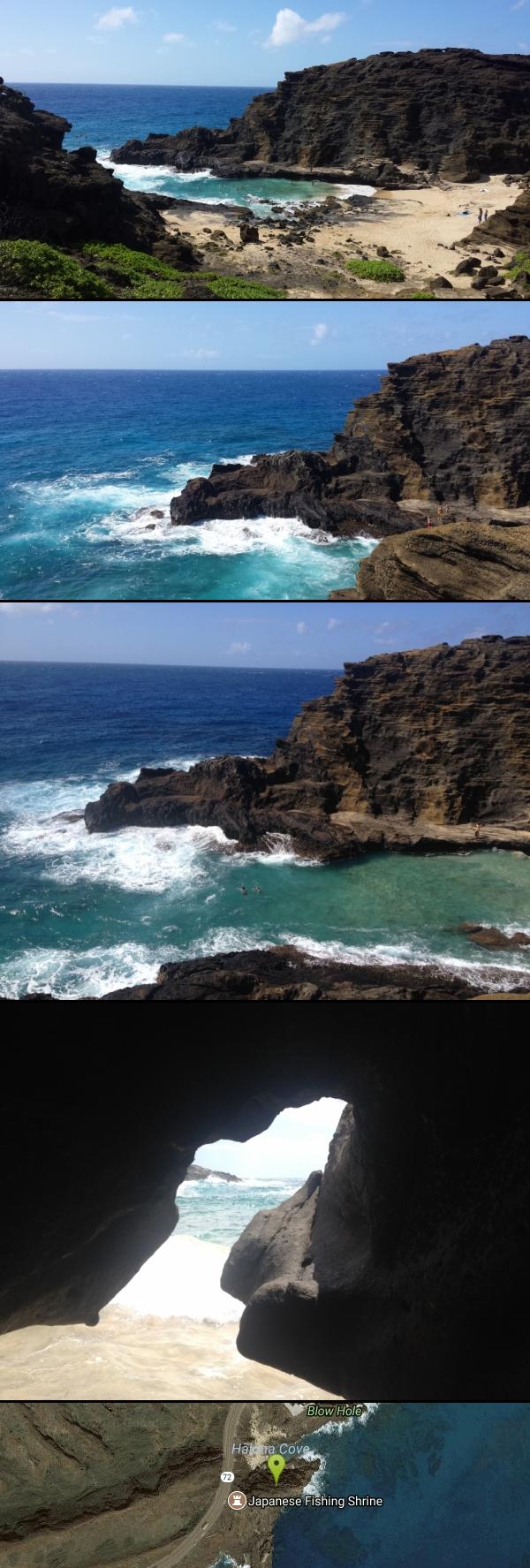 Swim at Cockroach Cove near Honolulu, Hawaii. Maps, directions, and reviews. On Oahu's southeastern shore between Japanese Fishing Shrine and the Halona Blowhole is a great little beach great for swim. Far away...