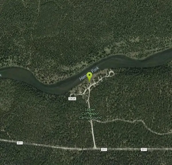 Camp and Canoe at Upper Coffee Pot Campground near Island Park, Idaho. Maps, directions, and reviews. Upper Coffeepot Campground stretches along a floatable section of Henry's Fork of the Snake River. A mixed growth lodgepole...