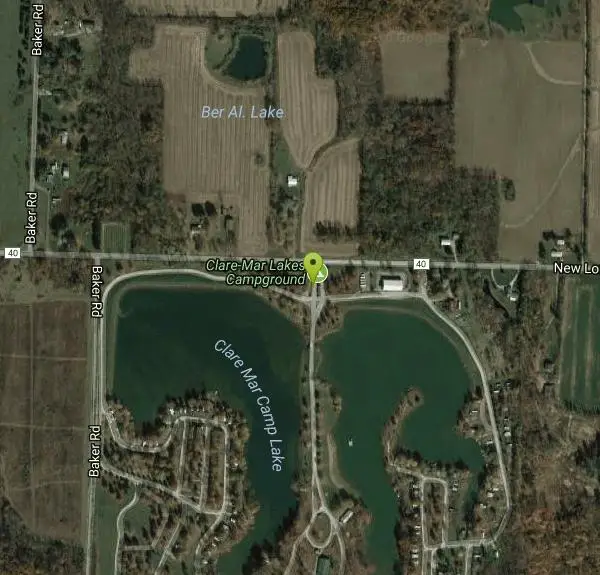 Camp, Canoe, and Swim at Clare-Mar Lakes Campground near New London, Ohio. Maps, directions, and reviews. Clare-Mar Lakes Campground is located 7 miles South of Wellington, Ohio off Route 58. There are 220 acres of scenic rolling...