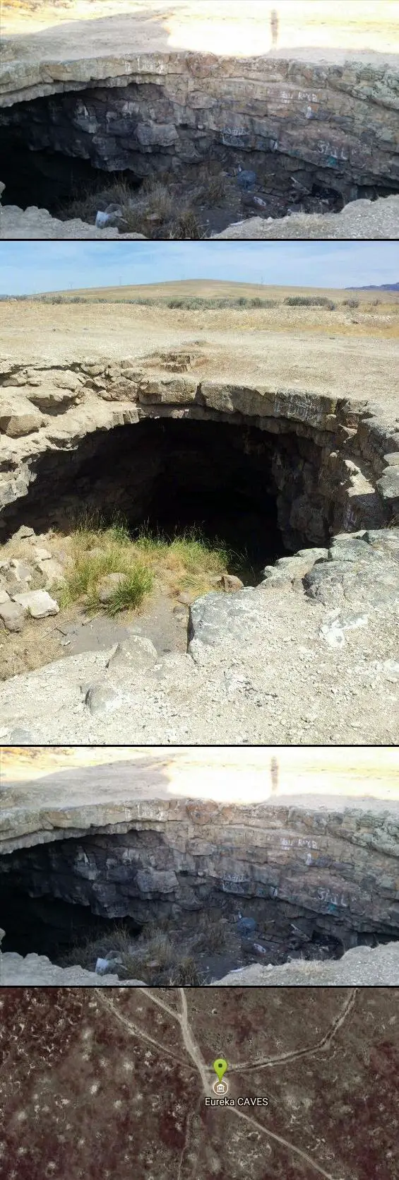 Cave at Eureka Cave near Mountain Home, Idaho. Maps, directions, and reviews. Eureka Cave is a lava tube. In other words, this was previously a tunnel for lava flows. There's a large hole to get into the cave. While climbing...