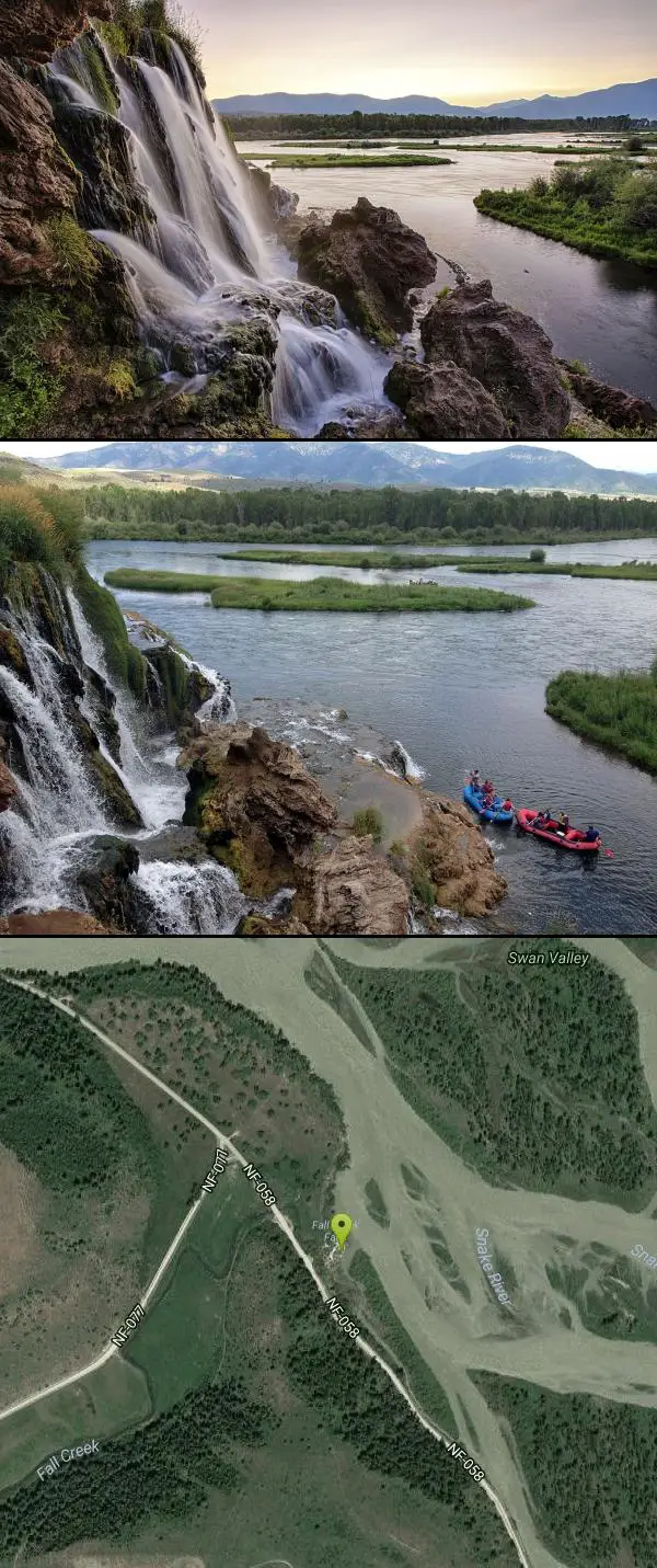 Camp, Cave, Hike, Kayak, and Swim at Fall Creek Falls near Swan Valley, Idaho. Maps, directions, and reviews. Falls Campground is located next to the Snake River near beautiful Swan Valley, only 45 miles east of Idaho Falls,...