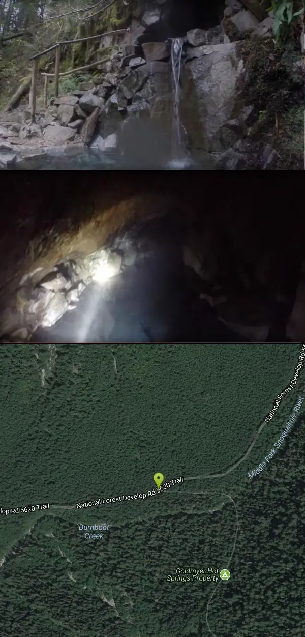 Hike and Hot Springs at Goldmyer Hot Springs Trail near North Bend, Washington. Maps, directions, and reviews. Goldmyer Hot Springs Trail is a difficult hiking trail up to the famous Goldmyer Hot Springs. The hike is free to...