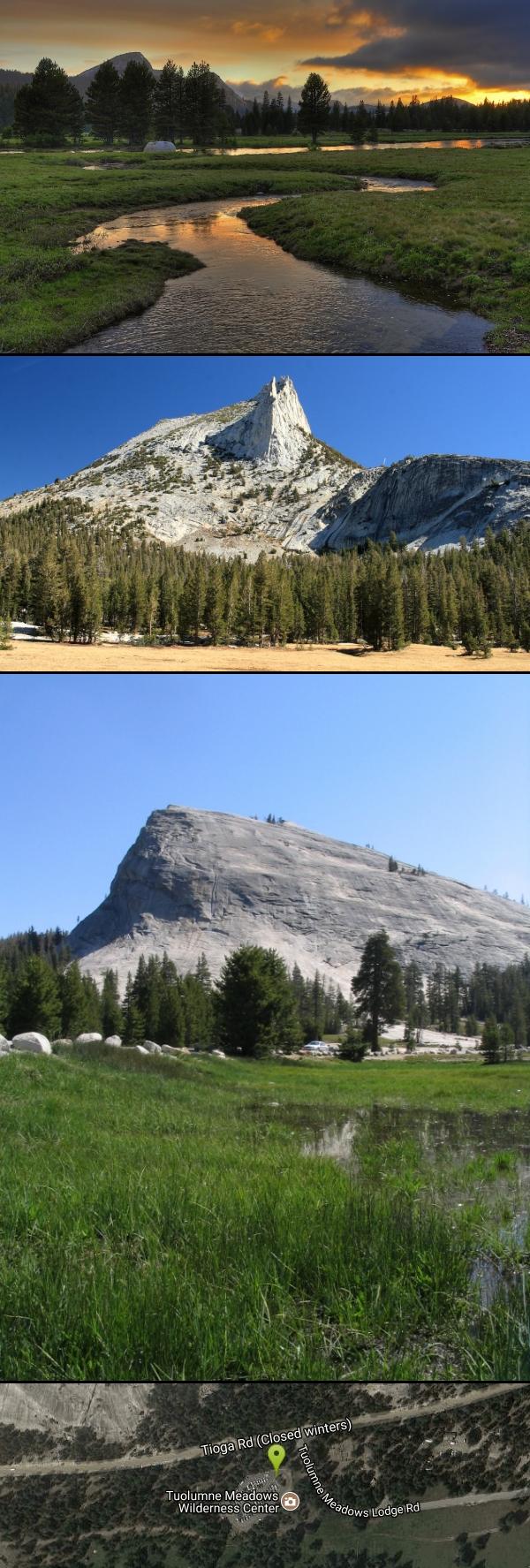 Camp and Hike at Tuolumne Meadows near Tuolumne County, California. Maps, directions, and reviews. A beautiful alpine meadow found in the upper Sierra Nevada Mountains. Open during the summer, this meadow offers excellent views...