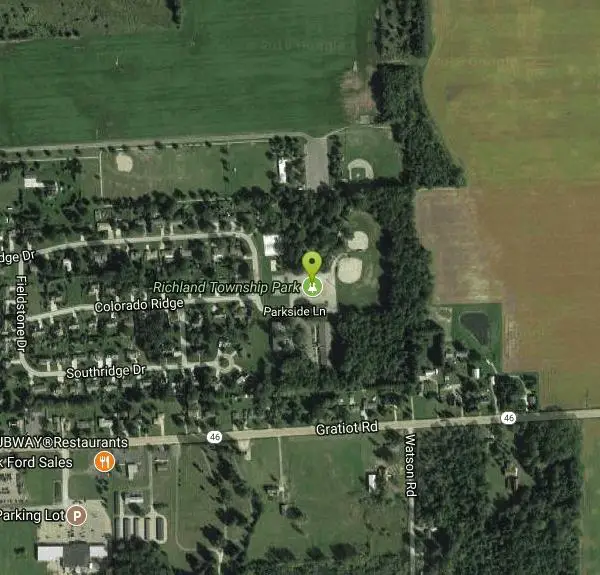 Disc Golf at Richland Park near Hemlock, Michigan. Maps, directions, and reviews. Very short with one long hole. Public (No Fee)