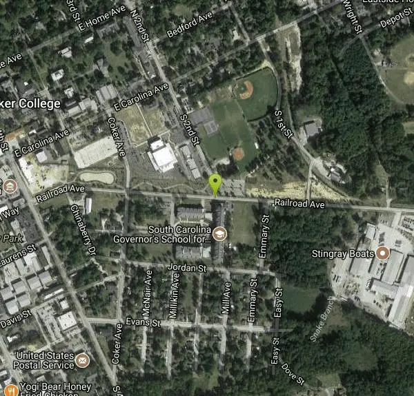 Disc Golf at Coker College near Hartsville, South Carolina. Maps, directions, and reviews. Good for new players and youngsters. Bring the map to aid with navigation. Private (No Fee)