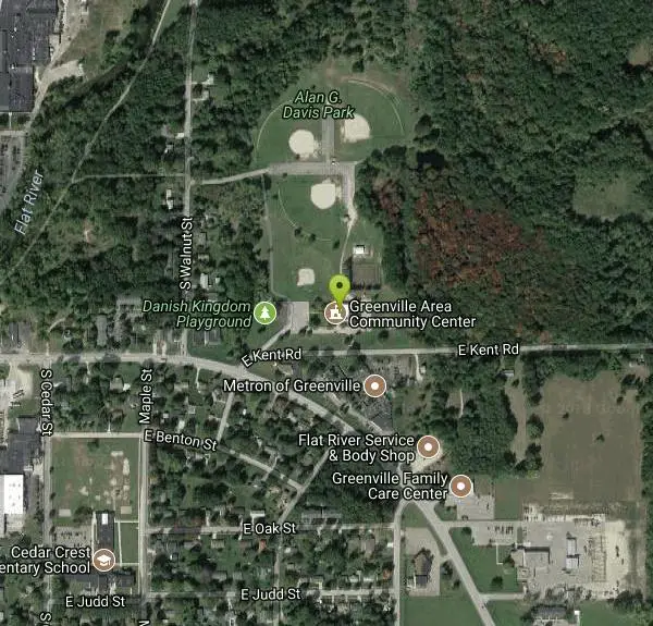Disc Golf at Danish Disc Golf at Davis Park near Greenville, Michigan. Maps, directions, and reviews. Traverses through Alan G. Davis Park. Open fairways with trees, tennis courts and softball fields to avoid. The heavily wooded...