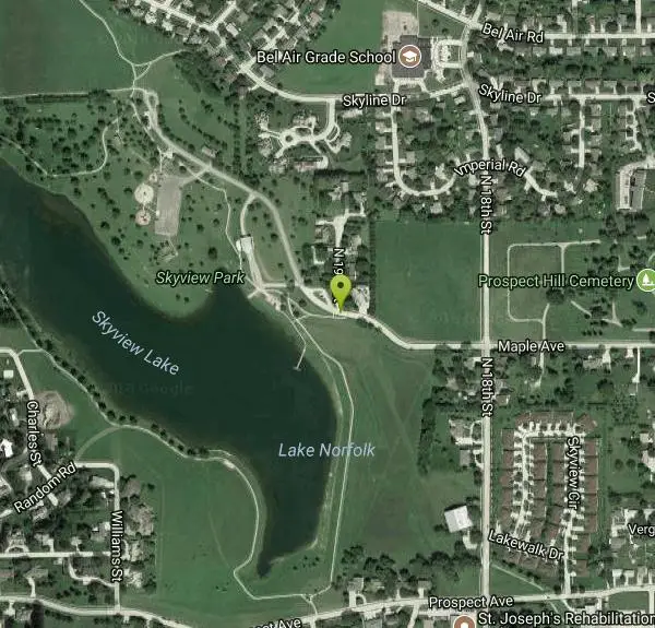 Disc Golf at Skyview Park Disc Golf Course near Norfolk, Nebraska. Maps, directions, and reviews. Some elevation, water and mature trees in a well kept park. Multiple tees - the long tees require well placed drives to score well....