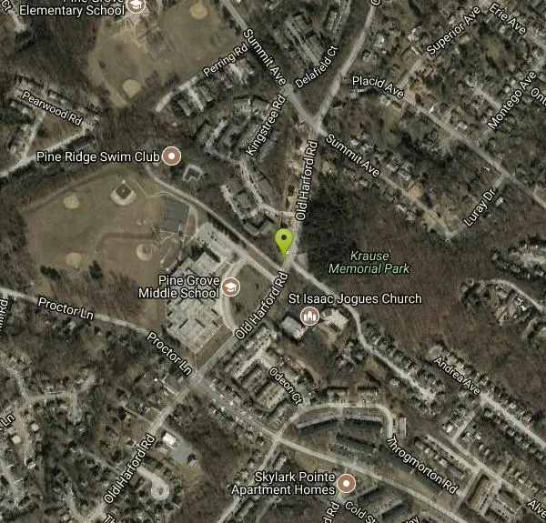 Disc Golf at Pine Grove Middle School near Parkville, Maryland. Maps, directions, and reviews. Dual tees makes 18. Long, open and short, wooded fairways. Elevation changes; endurance required. Multiple pin placements. Public (No...