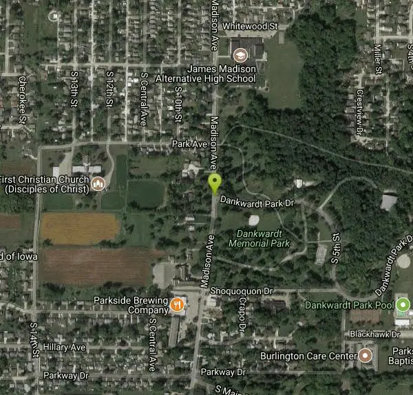 Disc Golf at Dankwardt Park near Burlington, Iowa. Maps, directions, and reviews. Fairly open. Front 9 not much challenge for advanced players. Back 9 more challenging. Facilities nearby and water fountains on the course. Public...