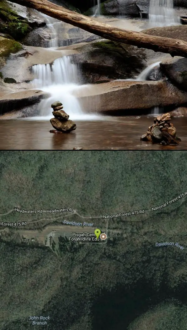 Hike, Mountain Bike, and Swim at Daniel Ridge Falls near Brevard, North Carolina. Maps, directions, and reviews. This waterfall in Pisgah National Forest near Brevard has multiple names: Tom's Spring Branch Falls, Daniel...