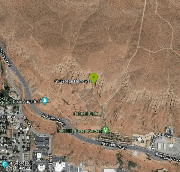 Hike at St. George Narrows near St. George, Utah. Maps, directions, and reviews. Not to be confused with the Narrows of Zion National Park, the St. George Narrows, also referred to by locals as the "Crack", are...