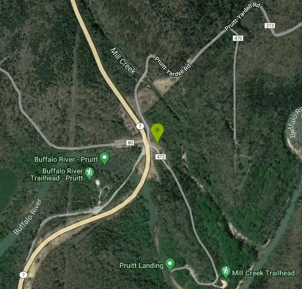 Canoe, Kayak, and Swim at Pruitt near Pruitt, Arkansas. Maps, directions, and reviews. Pruitt is a wonderful location on the Buffalo River with two swimming holes to access, Pruitt Landing and Pruitt Ranger's...