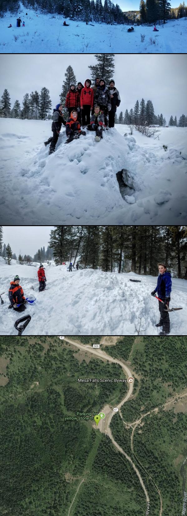 Bear Gulch Camp, Cross Country Ski, Hike, and Sled near Ashton, Idaho
