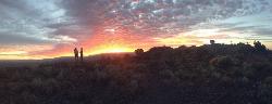 Camp, Cave, and Hike at North Menan Butte ('R' Mountain) near Menan, Idaho. Maps, directions, and reviews. The North Menan Butte is more commonly known to the locals and college students as R Mountain. Many kids know it better as... (image: Sunrise on R Mountain added by jamadeus)