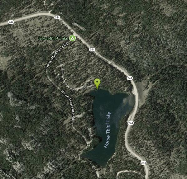 Horsethief Lake Camp, Canoe, and Swim near Keystone, South Dakota