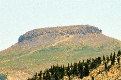 Table Mountain from the next ridge over courtesy of Joyce Storey↗