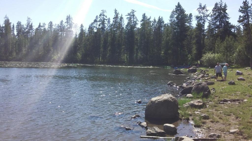 Horseshoe Lake Camp, Canoe, Dive, and Swim near Ashton, Idaho Free