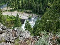 Lower Mesa Falls From Trail courtesy of endovereric↗