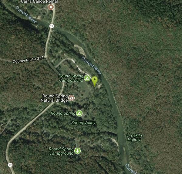 Round Spring Campground Camp and Canoe near Eminence, Missouri Free