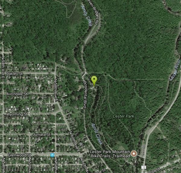 Lester Park Camp, Hike, Mountain Bike, and Swim near Duluth