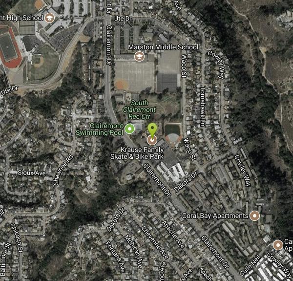 Clairemont (YMCA skatepark/bike park) Skatepark ...