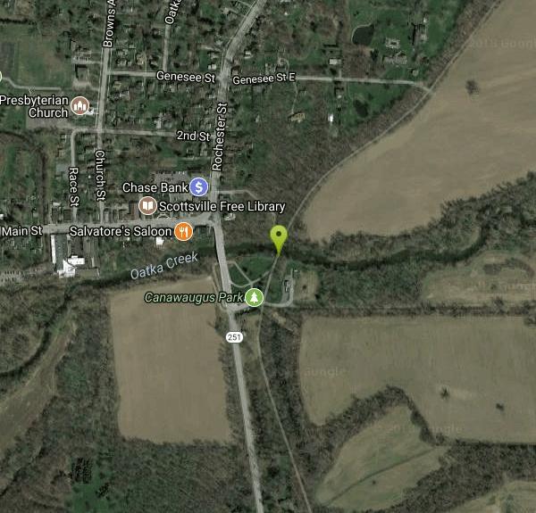 Bridge Swim near Scottsville, New York Free Arenas