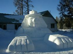 Ice Sculpture at McCall Winter Carnival courtesy of U.S. Department of Agriculture ↗