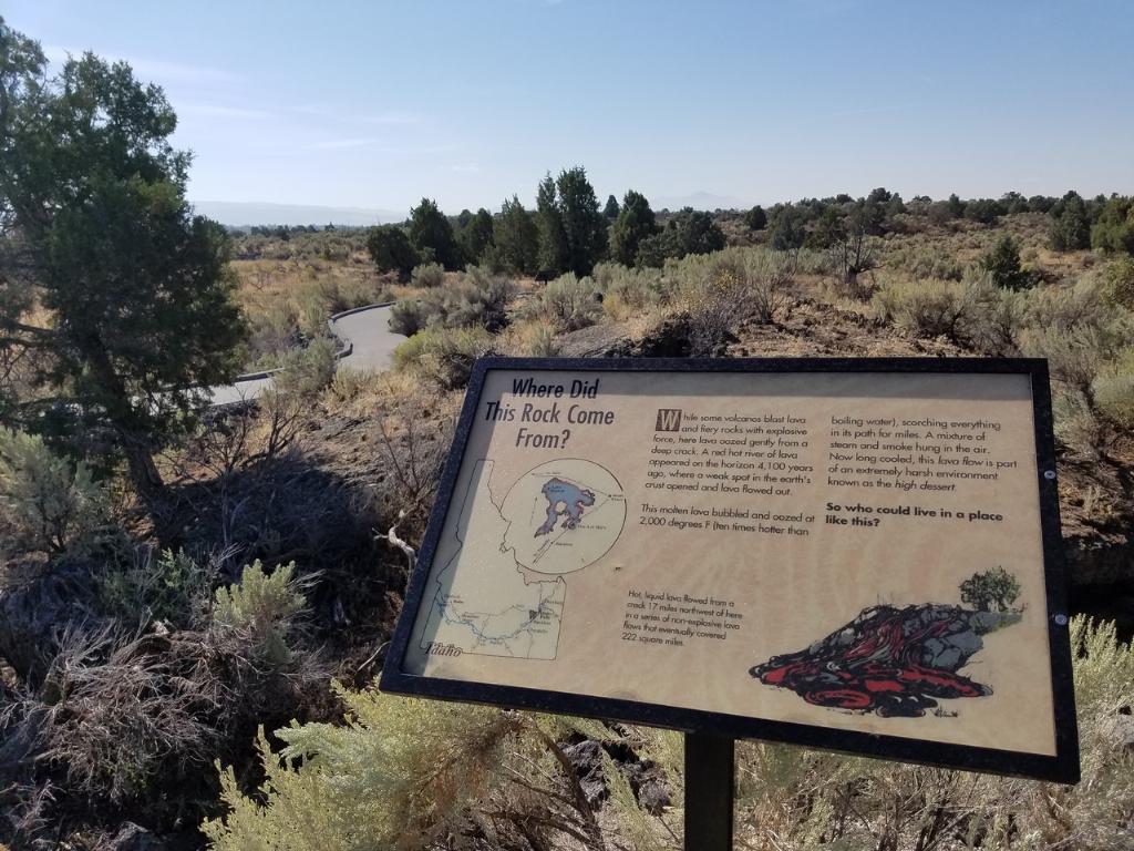 Hell's Half Acre Northbound Rest Stop Hike near Blackfoot, Idaho