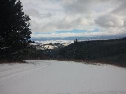 Winter View of the Valley from the Parking Area by Camille Du Par