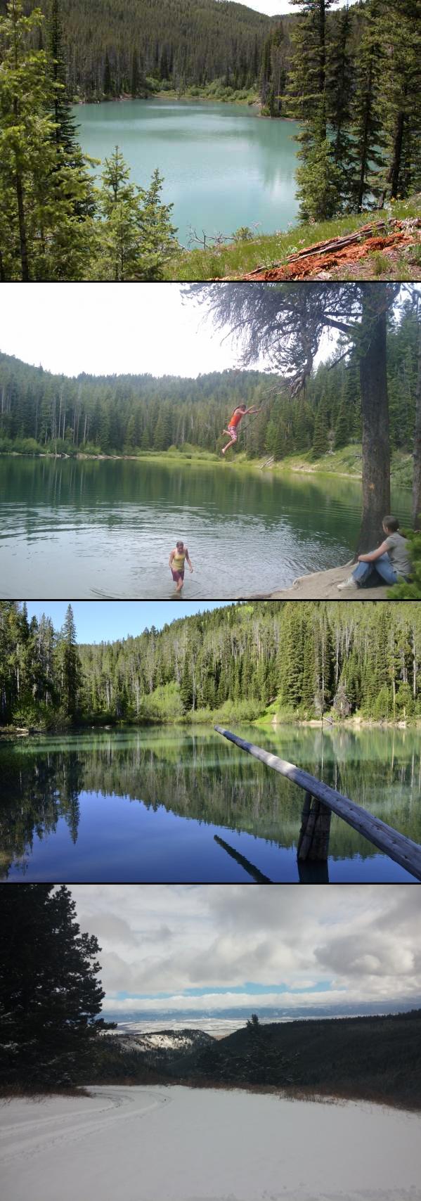Packsaddle Lake Dive, Hike, Mountain Bike, Snowshoe, and Swim near
