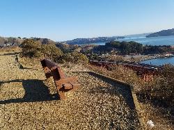 Bench with beautiful view of the bay