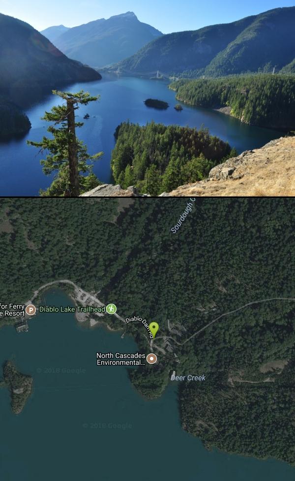Diablo Lake Camp, Canoe, Hike, Kayak, and Swim near Rockport