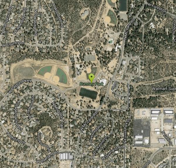 Rumsey Park Disc Golf near Payson, Arizona Free Arenas