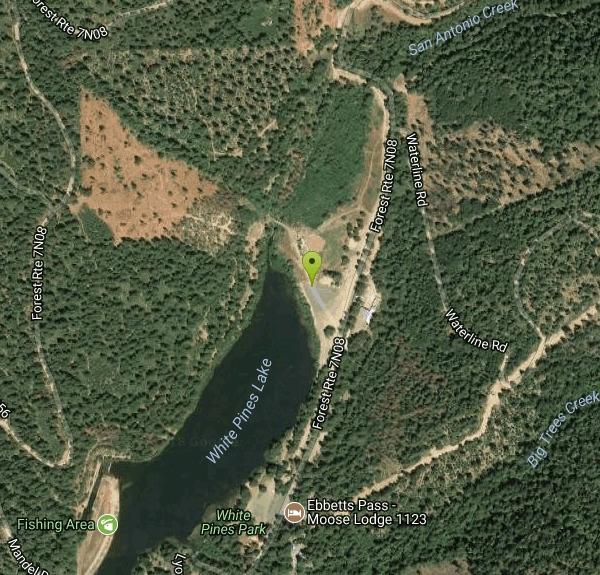 White Pines Lake Disc Golf near Arnold, California Free Arenas